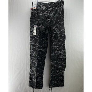 TRU-SPEC Pants Men's Sz S Long Tactic Response Ripstop High Rise Cargo Camo Gray